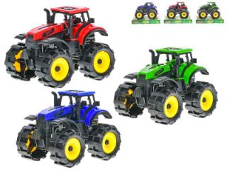 Obrázek z Traktor 10cm na setrvačník,3dr, v krabičce 